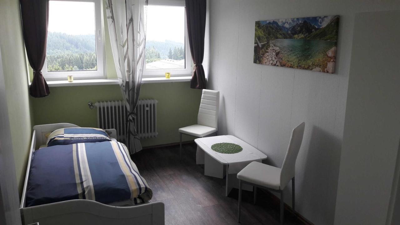 Ferienwohnung Bergwiese Schwarzenbach am Wald Exterior foto
