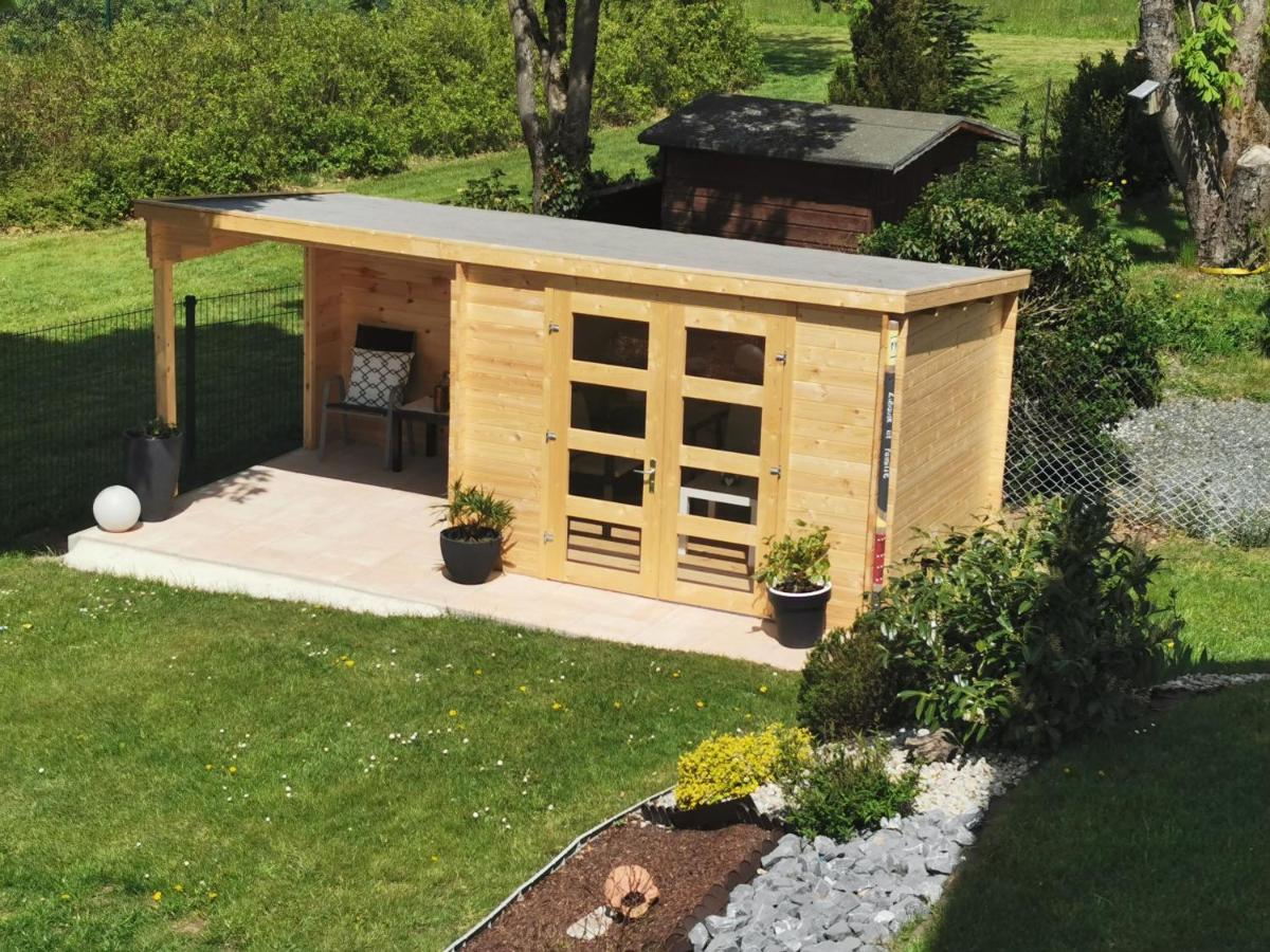Ferienwohnung Bergwiese Schwarzenbach am Wald Exterior foto